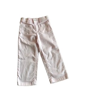 Crewcuts Girls Pants Jeans Size 5 Pink Stretch Patch Pockets